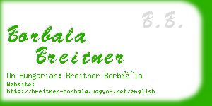 borbala breitner business card